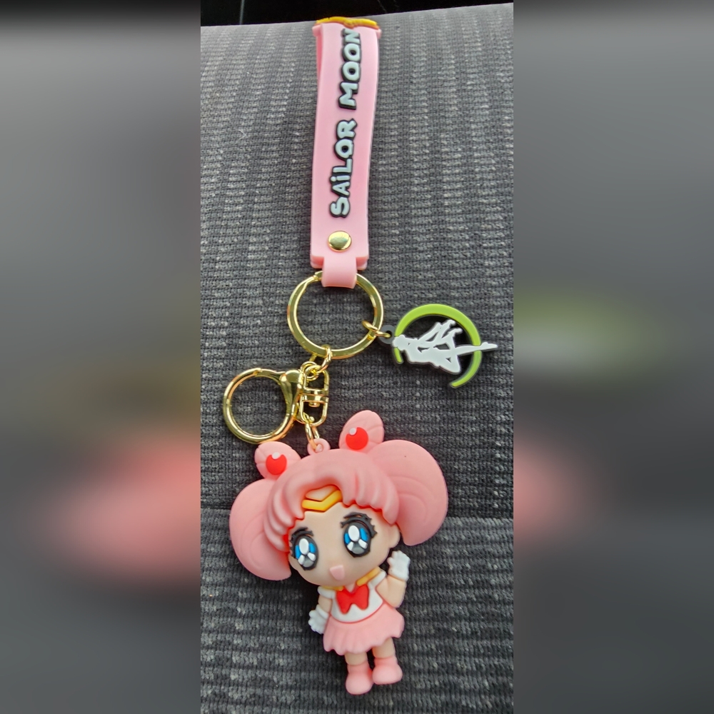Sailor moon keychain charm